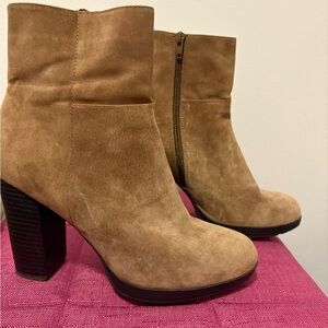 Tan Suede Ankle Boots